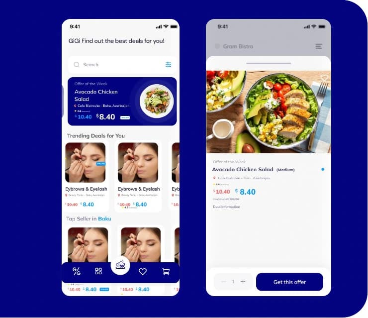 Gigi product interface