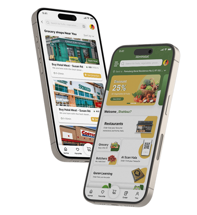 AimHalal product interface